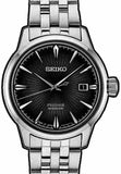 Buy Shop Seiko Presage Cocktail Time Automatic Black Dial Silver Steel Strap Watch for Men - SRPE17J1 USA Online
