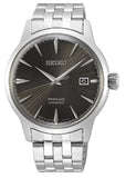 Buy Shop Seiko Presage Cocktail Time Automatic Black Dial Silver Steel Strap Watch for Men - SRPE17J1 USA Online