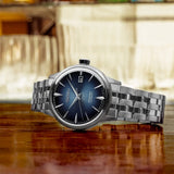 Buy Shop Seiko Presage Cocktail Time Automatic Blue Dial Silver Steel Strap Watch for Men - SRPB41J1 USA Online