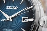 Buy Shop Seiko Presage Cocktail Time Automatic Blue Dial Silver Steel Strap Watch for Men - SRPB41J1 USA Online