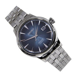 Buy Shop Seiko Presage Cocktail Time Automatic Blue Dial Silver Steel Strap Watch for Men - SRPB41J1 USA Online
