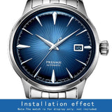 Buy Shop Seiko Presage Cocktail Time Automatic Blue Dial Silver Steel Strap Watch for Men - SRPB41J1 USA Online