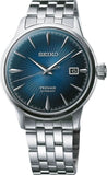 Buy Shop Seiko Presage Cocktail Time Automatic Blue Dial Silver Steel Strap Watch for Men - SRPB41J1 USA Online
