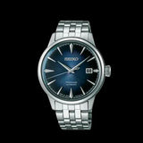 Buy Shop Seiko Presage Cocktail Time Automatic Blue Dial Silver Steel Strap Watch for Men - SRPB41J1 USA Online