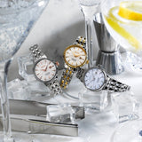 Buy Shop Seiko Presage Cocktail Time Automatic Diamonds White Dial Silver Steel Strap Watch for Women - SRE012J1 USA Online