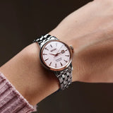 Buy Shop Seiko Presage Cocktail Time Automatic Diamonds White Dial Silver Steel Strap Watch for Women - SRE012J1 USA Online