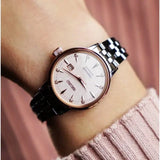 Buy Shop Seiko Presage Cocktail Time Automatic Diamonds White Dial Silver Steel Strap Watch for Women - SRE012J1 USA Online