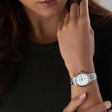 Buy Shop Seiko Presage Cocktail Time Automatic Diamonds White Dial Silver Steel Strap Watch for Women - SRE017J1 USA Online
