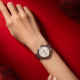 Buy Shop Seiko Presage Cocktail Time Automatic Diamonds White Dial Silver Steel Strap Watch for Women - SRE017J1 USA Online