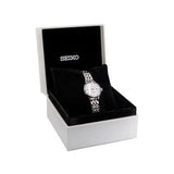 Buy Shop Seiko Presage Cocktail Time Automatic Diamonds White Dial Silver Steel Strap Watch for Women - SRE017J1 USA Online