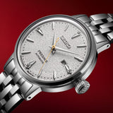 Buy Shop Seiko Presage Cocktail Time Automatic Diamonds White Dial Silver Steel Strap Watch for Women - SRE017J1 USA Online