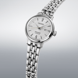 Buy Shop Seiko Presage Cocktail Time Automatic Diamonds White Dial Silver Steel Strap Watch for Women - SRE017J1 USA Online