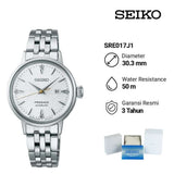 Buy Shop Seiko Presage Cocktail Time Automatic Diamonds White Dial Silver Steel Strap Watch for Women - SRE017J1 USA Online