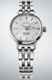 Buy Shop Seiko Presage Cocktail Time Automatic Diamonds White Dial Silver Steel Strap Watch for Women - SRE017J1 USA Online