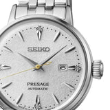 Buy Shop Seiko Presage Cocktail Time Automatic Diamonds White Dial Silver Steel Strap Watch for Women - SRE017J1 USA Online