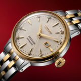 Buy Shop Seiko Presage Cocktail Time Automatic Diamonds White Dial Two Tone Steel Strap Watch for Women - SRE010J1 USA Online