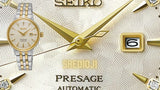Buy Shop Seiko Presage Cocktail Time Automatic Diamonds White Dial Two Tone Steel Strap Watch for Women - SRE010J1 USA Online