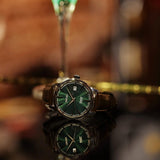 Buy Shop Seiko Presage Cocktail Time Automatic Green Dial Brown Leather Strap Watch for Men - SRPD37J1 USA Online