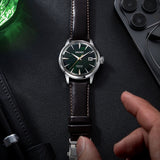 Buy Shop Seiko Presage Cocktail Time Automatic Green Dial Brown Leather Strap Watch for Men - SRPD37J1 USA Online