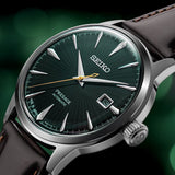 Buy Shop Seiko Presage Cocktail Time Automatic Green Dial Brown Leather Strap Watch for Men - SRPD37J1 USA Online