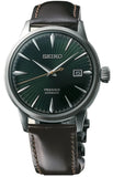 Buy Shop Seiko Presage Cocktail Time Automatic Green Dial Brown Leather Strap Watch for Men - SRPD37J1 USA Online