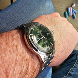 Buy Shop Seiko Presage Cocktail Time Automatic Green Dial Silver Steel Strap Watch for Men - SRPE15J1 USA Online