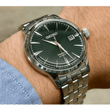 Buy Shop Seiko Presage Cocktail Time Automatic Green Dial Silver Steel Strap Watch for Men - SRPE15J1 USA Online
