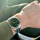 Buy Shop Seiko Presage Cocktail Time Automatic Green Dial Silver Steel Strap Watch for Men - SRPE15J1 USA Online