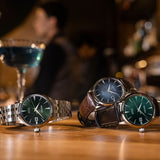 Buy Shop Seiko Presage Cocktail Time Automatic Green Dial Silver Steel Strap Watch for Men - SRPE15J1 USA Online