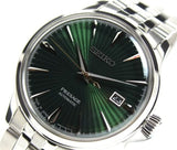 Buy Shop Seiko Presage Cocktail Time Automatic Green Dial Silver Steel Strap Watch for Men - SRPE15J1 USA Online