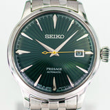 Buy Shop Seiko Presage Cocktail Time Automatic Green Dial Silver Steel Strap Watch for Men - SRPE15J1 USA Online