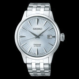 Buy Shop Seiko Presage Cocktail Time Automatic Ice Blue Dial Silver Steel Strap Watch for Men - SRPE19J1 USA Online