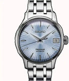 Buy Shop Seiko Presage Cocktail Time Automatic Ice Blue Dial Silver Steel Strap Watch for Men - SRPE19J1 USA Online