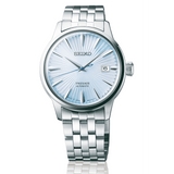 Buy Shop Seiko Presage Cocktail Time Automatic Ice Blue Dial Silver Steel Strap Watch for Men - SRPE19J1 USA Online