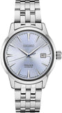 Buy Shop Seiko Presage Cocktail Time Automatic Ice Blue Dial Silver Steel Strap Watch for Men - SRPE19J1 USA Online