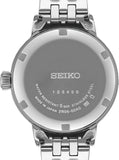 Buy Shop Seiko Presage Cocktail Time Automatic Skydiving Diamonds Blue Dial Silver Steel Strap Watch for Women - SRE007J1 USA Online