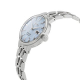 Buy Shop Seiko Presage Cocktail Time Automatic Skydiving Diamonds Blue Dial Silver Steel Strap Watch for Women - SRE007J1 USA Online