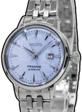 Buy Shop Seiko Presage Cocktail Time Automatic Skydiving Diamonds Blue Dial Silver Steel Strap Watch for Women - SRE007J1 USA Online