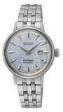 Buy Shop Seiko Presage Cocktail Time Automatic Skydiving Diamonds Blue Dial Silver Steel Strap Watch for Women - SRE007J1 USA Online
