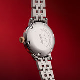 Buy Shop Seiko Presage Cocktail Time Skydiving Automatic Diamonds Mother of Pearl Dial Silver Steel Strap Watch for Women - SRE009J1 USA Online