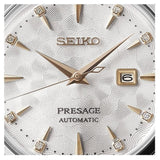 Buy Shop Seiko Presage Cocktail Time Skydiving Automatic Diamonds Mother of Pearl Dial Silver Steel Strap Watch for Women - SRE009J1 USA Online