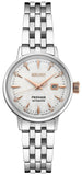 Buy Shop Seiko Presage Cocktail Time Skydiving Automatic Diamonds Mother of Pearl Dial Silver Steel Strap Watch for Women - SRE009J1 USA Online
