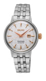 Buy Shop Seiko Presage Cocktail Time Skydiving Automatic Diamonds Mother of Pearl Dial Silver Steel Strap Watch for Women - SRE009J1 USA Online
