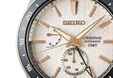 Buy Shop Seiko Presage Sharp Edged Series Automatic GMT Champagne Dial Silver Steel Strap Watch For Men - SPB273J1 USA Online