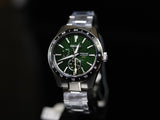 Buy Shop Seiko Presage Sharp Edged Series GMT Green Dial Silver Steel Strap Watch For Men - SPB219J1 USA Online