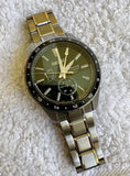 Buy Shop Seiko Presage Sharp Edged Series GMT Green Dial Silver Steel Strap Watch For Men - SPB219J1 USA Online