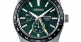 Buy Shop Seiko Presage Sharp Edged Series GMT Green Dial Silver Steel Strap Watch For Men - SPB219J1 USA Online
