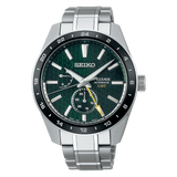 Buy Shop Seiko Presage Sharp Edged Series GMT Green Dial Silver Steel Strap Watch For Men - SPB219J1 USA Online