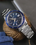 Buy Shop Seiko Presage Style60's Automatic Blue Dial Silver Steel Strap Watch for Men - SRPG05J1 USA Online