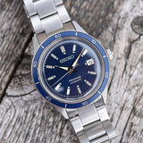 Buy Shop Seiko Presage Style60's Automatic Blue Dial Silver Steel Strap Watch for Men - SRPG05J1 USA Online